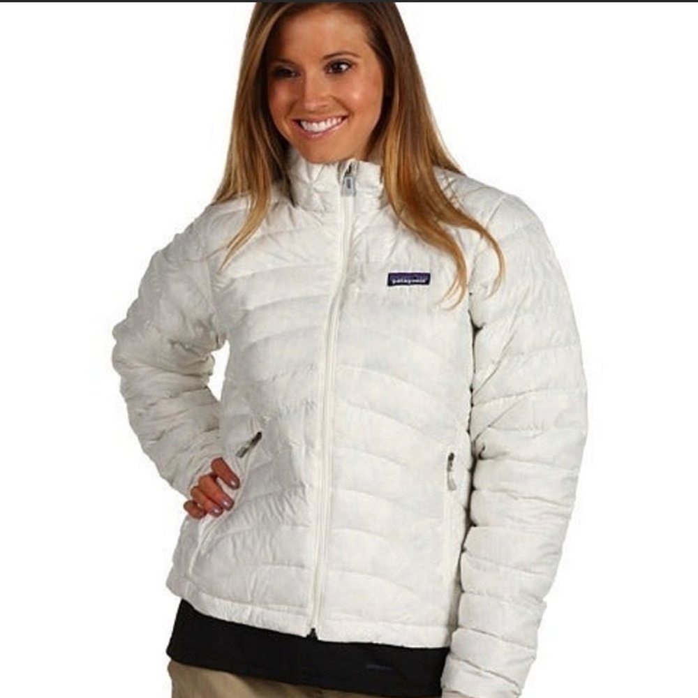 Patagonia Nano Puff insulated Jacket Sz Meduim- white